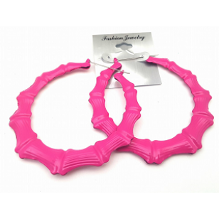 Oorbellen-Bamboe-Neon 